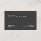 Madison Visitekaartje (Achterkant)