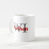 madison wi red koffiemok (Voorkant links)