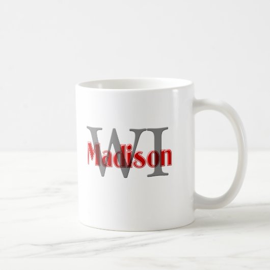 madison wi red koffiemok (Rechts)