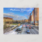 Madison Wisconsin Briefkaart (Voorkant)