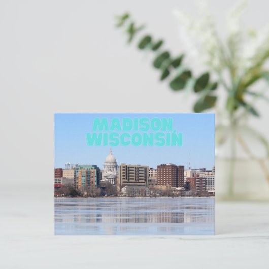 Madison, Wisconsin Briefkaart (Staand voorkant)
