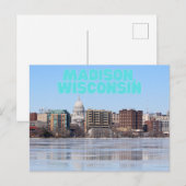 Madison, Wisconsin Briefkaart (Voorkant / Achterkant)