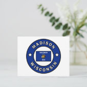 Madison Wisconsin Briefkaart (Staand voorkant)