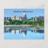 Madison, Wisconsin Briefkaart (Voorkant)