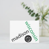 Madison Wisconsin Briefkaart (Staand voorkant)