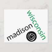 Madison Wisconsin Briefkaart (Voorkant)