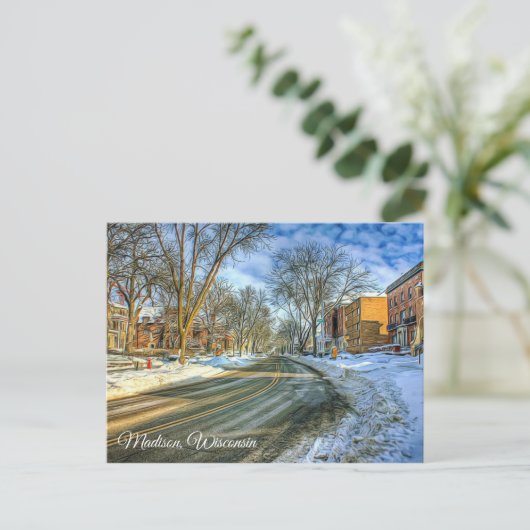 Madison Wisconsin Briefkaart (Staand voorkant)