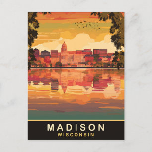Madison, Wisconsin Briefkaart