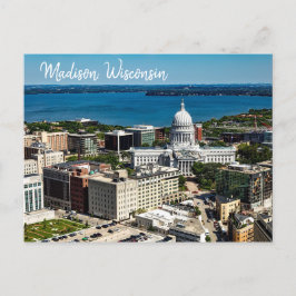 Madison, Wisconsin Briefkaart Het Capitool