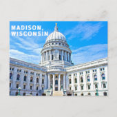 Madison Wisconsin Briefkaart Souvenir (Voorkant)