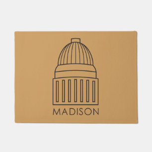 Madison Wisconsin Capitol Building Deurmat