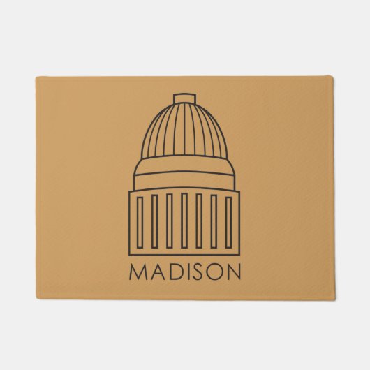 Madison Wisconsin Capitol Building Deurmat (Voorkant)