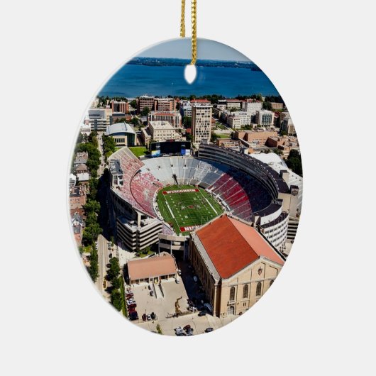 Madison Wisconsin Circle Ornament (Rechts)