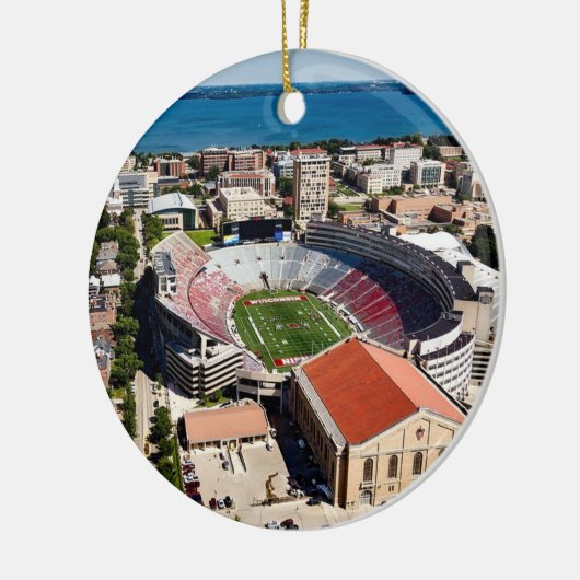 Madison Wisconsin Circle Ornament (Links)