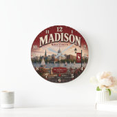 Madison Wisconsin college town gift Grote Klok (Huis)