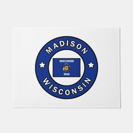Madison Wisconsin Deurmat (Voorkant)