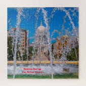 Madison Wisconsin Jigzaag Puzzle Legpuzzel (Verticaal)