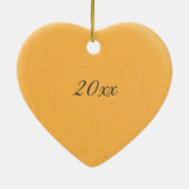 Madison, Wisconsin Kaas Hoofd Kerst Keepsake Keramisch Ornament (Achterkant)