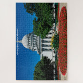 Madison Wisconsin. Kerstgroet Jigzaag Puzz Legpuzzel (Verticaal)