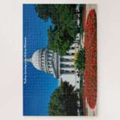 Madison Wisconsin. Kerstgroet Jigzaag Puzz Legpuzzel (Verticaal)