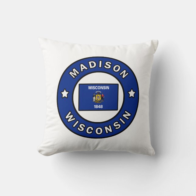Madison Wisconsin Kussen (Voorkant)