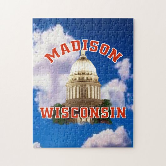 Madison, Wisconsin Legpuzzel (Verticaal)
