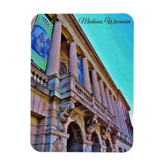 Madison, Wisconsin Magneet (Verticaal)