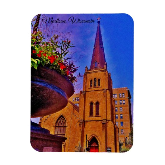 Madison, Wisconsin Magneet (Verticaal)