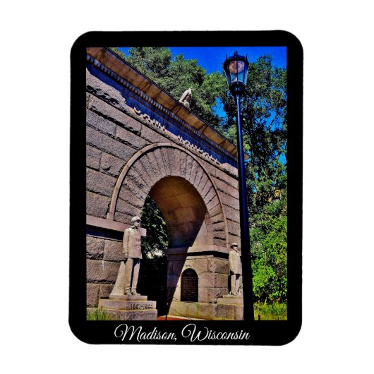 Madison, Wisconsin Magneet (Verticaal)