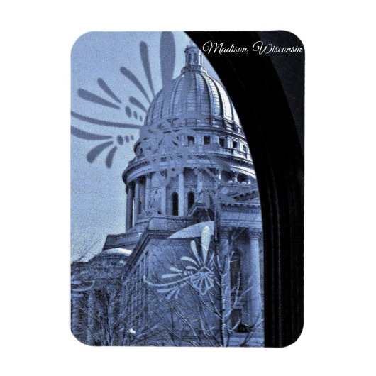 Madison, Wisconsin Magneet (Verticaal)