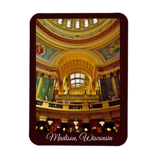 Madison, Wisconsin Magneet (Verticaal)