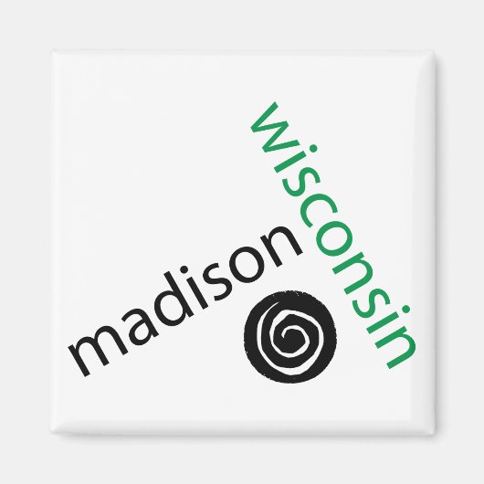 Madison Wisconsin Magneet (Voorkant)