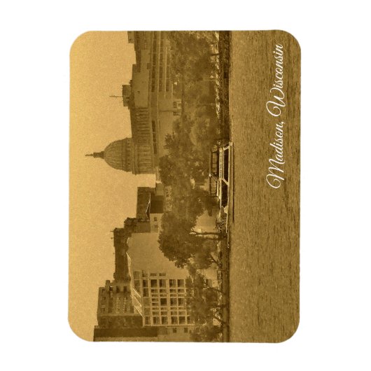 Madison, Wisconsin Magneet (Verticaal)
