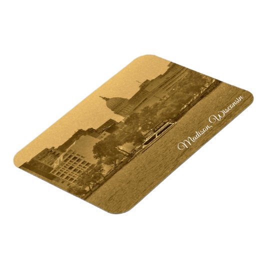 Madison, Wisconsin Magneet (Linkerzijde)