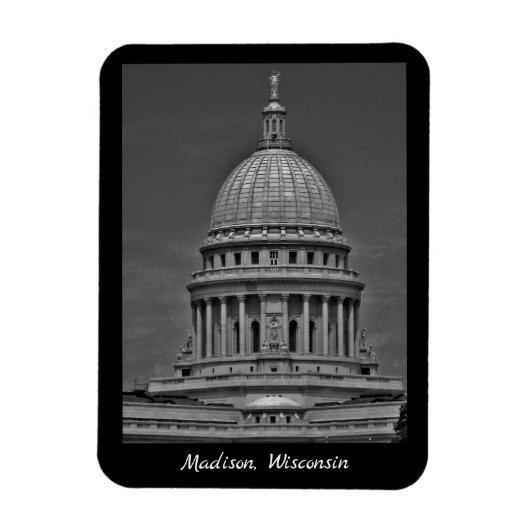 Madison, Wisconsin Magneet (Verticaal)