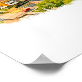 Madison Wisconsin Poster, Watercolor, Custom Poster (Hoek)