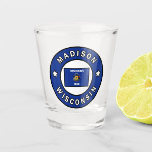 Madison Wisconsin Shot Glas