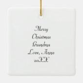 Madison, Wisconsin Skyline bij zonsondergang Keramisch Ornament (Achterkant)