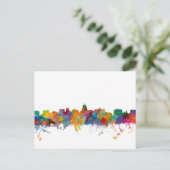 Madison Wisconsin Skyline Briefkaart (Staand voorkant)