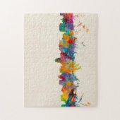 Madison Wisconsin Skyline Cityscape Legpuzzel (Verticaal)