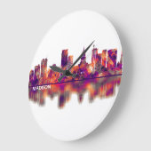 Madison Wisconsin Skyline Grote Klok (Hoek)