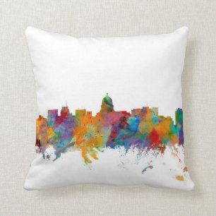 Madison Wisconsin Skyline Kussen