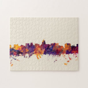 Madison Wisconsin Skyline Legpuzzel