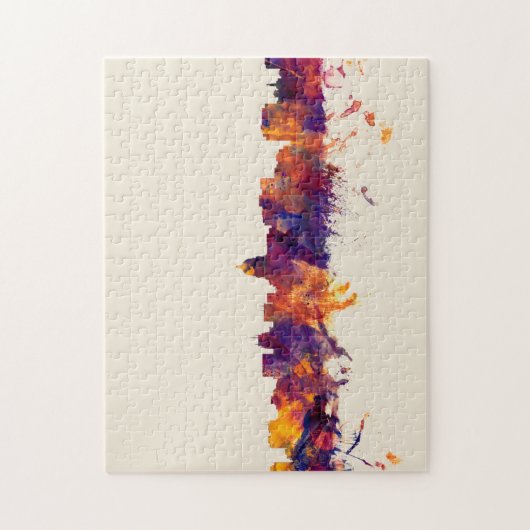 Madison Wisconsin Skyline Legpuzzel (Verticaal)