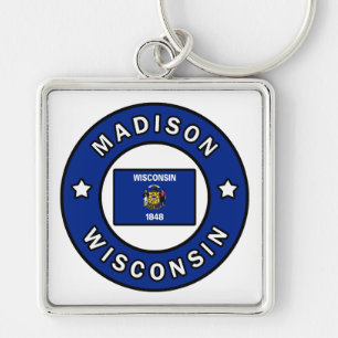 Madison Wisconsin Sleutelhanger