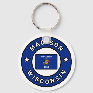 Madison Wisconsin Sleutelhanger