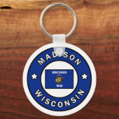 Madison Wisconsin Sleutelhanger (Voorkant)