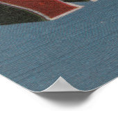 Madison, Wisconsin (staatskapitaal/bloem) Poster (Hoek)