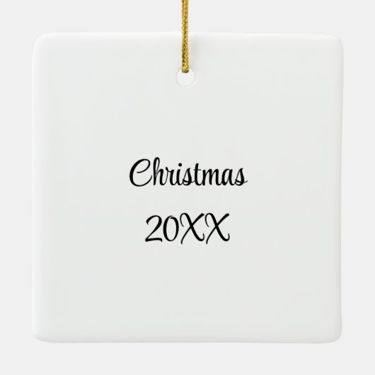 Madison, Wisconsin State Capitol Christmas Keramisch Ornament (Achterkant)