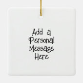 Madison, Wisconsin State Capitol Keramisch Ornament (Achterkant)